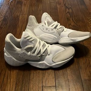 James Harden Adidas Vol. 4 white and grey